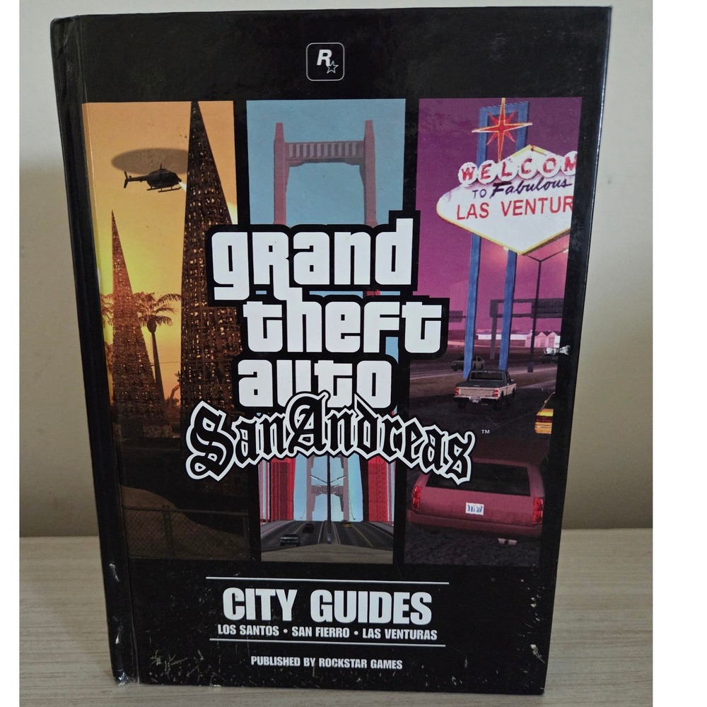Grand Theft Auto San Andreas PC Second Edition Hardcover City Guides Book & Map